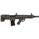 Gforce Arms GFBP12NS GFBP 12 Gauge Semi-Auto 3" 5+1 18.50" Black Black Picatinny Rail Aluminum Receiver, Black Bullpup w/Pistol Grip, Aluminum Stock, Black Rubber Grip - GForce Arms