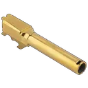 Smith and Wesson Gold PC Barrel Replacement for MP 380 Shield EZ Ported - Smith and Wesson