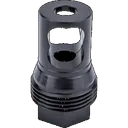 KGM Suppressors A TMB50 S 2 R50T Taper Muzzle Brake 7/8x14 Nitride Steel - Kgm Suppressors