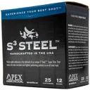 Apex Waterfowl S3 Steel Shotgun Ammo 12 ga. 3 in. 1-1/4oz #BB 25 rd - Apex Ammunition