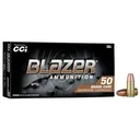 CCI Blazer Brass 9 mm Luger Full Metal Jacket 147 Grain 50 Rounds - CCI Ammunition