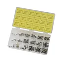 UNPLATED STEEL FLAT HEAD WOOD SCREW KIT BLUED - Brownells