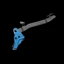 Tyrant CNC I.T.T.S Blue Black Trigger Glock 43 43x 48 - Tyrant CNC