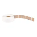 1'' SQUARE BROWN PASTERS 1,000/ROLL - National Target