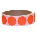 1'' RED PASTERS, PER ROLL - National Target