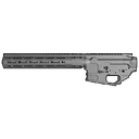 Cobalt Kinetics CKPROURG16SBLK CK-Pro Urg Aluminum Black Cerakote Receiver - Cobalt Kinetics