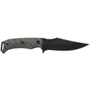 HALF FACE BLADES TOSAHWI 4" BLADE, 8.1"OA, CPM S45VN STEEL, ARMORY BLK, GRAY MICARTA GRIP - Half Face Blades