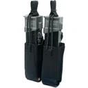 DOUBLE PISTOL MAGAZINE POUCH W/BUNGEE RETENTION BLACK - Gbrs Group