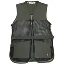 FULL MESH DUAL PAD SHOOTING VEST SAGE GREEN S - Bob Allen