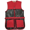 FULL MESH DUAL PAD SHOOTING VEST RED L - Bob Allen