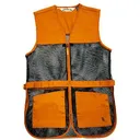 FULL MESH DUAL PAD SHOOTING VEST ORANGE S - Bob Allen