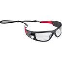 SPG500 SAFETY GLASSES W/BUILT-IN RECHARGEABLE LIGHT BLK/RED - Coast Products