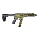 Freedom Ordnance FX9P8SBM-ODG 9mm Luger 8" 32 Rounds OD Green Aluminum Receiver - Freedom Ordnance