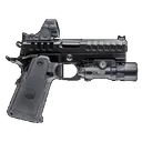 Watchtower Firearms APACHE9MMCMNDRBLK Apache Commander Frame 9mm Luger 15+1 4.25" Threaded Barrel Steel Slide Black PVD - Watchtower Firearms