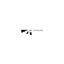 GLFA 223 Wylde Rifle .223 Wylde 10rd Magazine 16" Barrel White Cerakote CA Compliant - 10 Ring