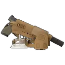 Cole-tac VWX104 Varmint Wrangler XL Pistol Holder Chest Coyote Brown Left Hand - Cole-TAC