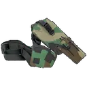 Cole-tac VW216 Varmint Wrangler Pistol Holder M81 Woodland Left Hand - Cole-TAC