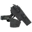 Cole-tac VW111 Varmint Wrangler Pistol Holder Black Right Hand - Cole-TAC