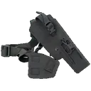 Cole-tac VW211 Varmint Wrangler Pistol Holder Black Left Hand - Cole-TAC