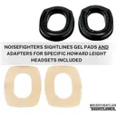 SIGHTLINES ADAPTER PLATES FOR HL IMPACT SPORTS BLACK - Noisefighters