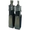 DOUBLE PISTOL MAGAZINE POUCH W/BUNGEE RETENTION RANGER GRN - Gbrs Group