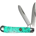 ABKT ROPER SERIES STONE PEANUT - American Buffalo Knife & Tool