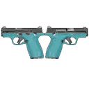 Smith & Wesson Bodyguard 2.0 380 ACP 2.75" 12rd Aztec Teal Pistol - Smith and Wesson