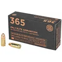 Sig Sauer Elite Ball 365 9mm Luger Full Metal Jacket 115 Grain 50 Rounds - Sig Sauer