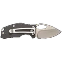 Smiths Products 51119 Lil Choncho 2.20" Folding Drop Point Plain Polished 400 SS Blade/Black G10 Handle Includes Pocket Clip - Smiths Products