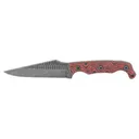 Stroup Knives TU2 4.5" Red/Black Fixed Blade Knife - Stroup Knives