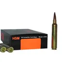 Hsm Trophy Gold Extended 6mm Br Berger Hunting Vld Match 95 Grain 20 Rounds - HSM