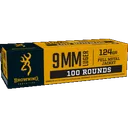 Browning B9mm 9mm Luger Full Metal Jacket 124 Grain 100 Rounds - Browning