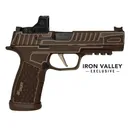 Shark Coast Tactical P365 Fuse 9mm 4.3" 21rd Anime Chocolate Romeo-RS Pistol - Shark Coast Tactical