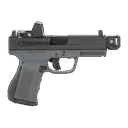 FMK G3 Strike 9mm 4.5" 17rd Dark Gray SI Seeker Red Dot Pistol - FMK Firearms