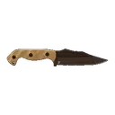 Stroup Knives TU2 Fixed Blade Knife OD Green/Black - Stroup Knives