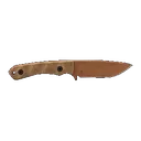 Stroup Knives GP2 3.5" FDE Blade OD Green G10 Fixed Blade Knife - Stroup Knives
