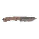 Stroup Knives GP2 3.5" FDE Fixed Blade Knife - Stroup Knives