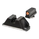 Night Fision Night Sight Set for Glock 19/45 Orange Front Blank Rear - Night Fision