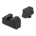 Night Fision Glock 43X Stealth Blackout Optic Height Sights - Night Fision