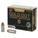 Speer Gold Dot 32 Acp Hollow Point 60 Grain 20 Rounds - Speer