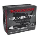 Winchester Silvertip 45 ACP Hollow Point 185 Grain 20 Rounds - Winchester