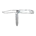 RUKO Trapper White Pearl Folding Knife - Ruko