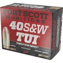 Fort Scott Munition Pistol Ammo 40 S&W 125 gr. TUI 20 rd. - Fort Scott Munitions