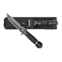 Ruko 6" Survival Fixed Blade Knife with Compass - Ruko