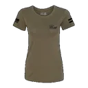 Glock Girl Flag Women's T-Shirt Green 2XL - Glock