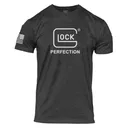 Glock Perfection T-Shirt Charcoal Small - Glock
