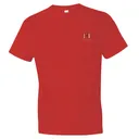 Hornady 99601XXL Hornady T-Shirt Red Cotton Polyester Short Sleeve 2XL - Hornady