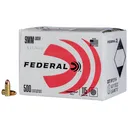Federal Champion Training 9mm Luger Full Metal Jacket 115 Grain 500 Rounds - Federal Ammunition