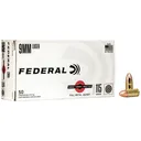 Federal RTP9115 9mm Luger Full Metal Jacket 115 Grain 50 Rounds - Federal Ammunition