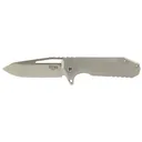 Southern Grind Penguin Folding Knife 3.5 in. Drop Point Satin w/ Titanium - Zac Browns Southern Grind